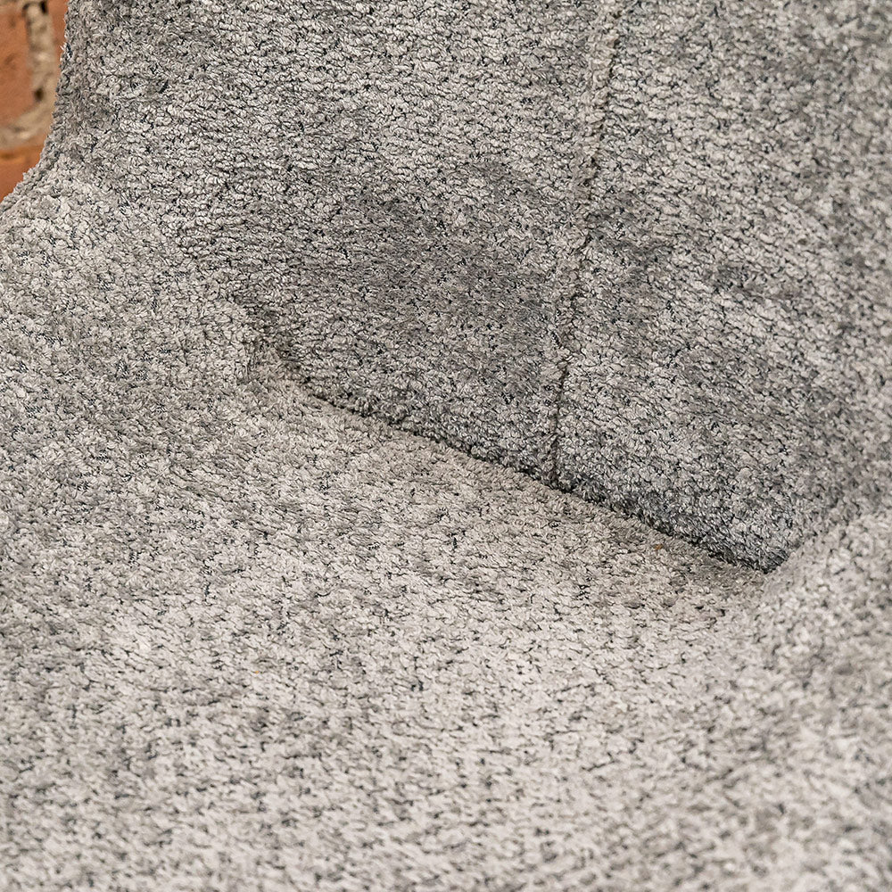 Brunswick Dining Chair in Boucle Grey