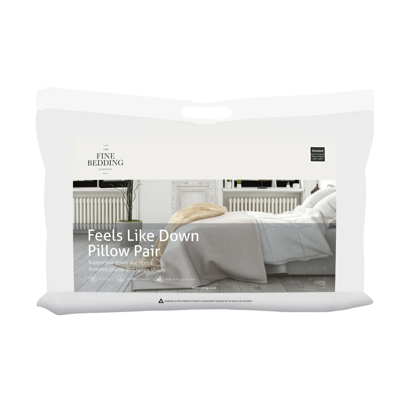 Set of 2 Feels Like Down Pillows