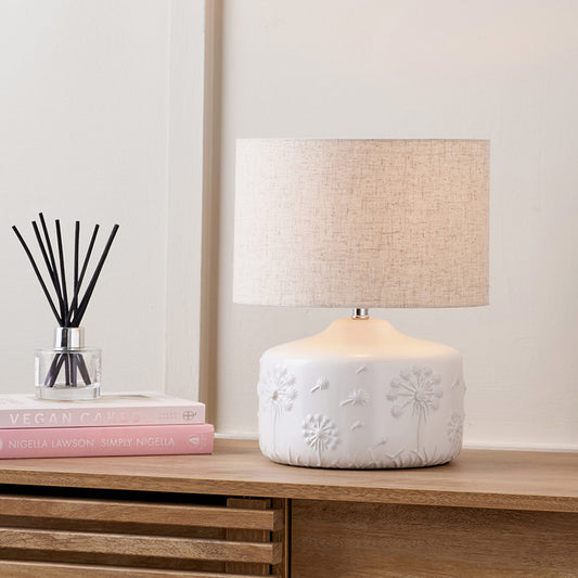 Floral Ceramic Table Lamp