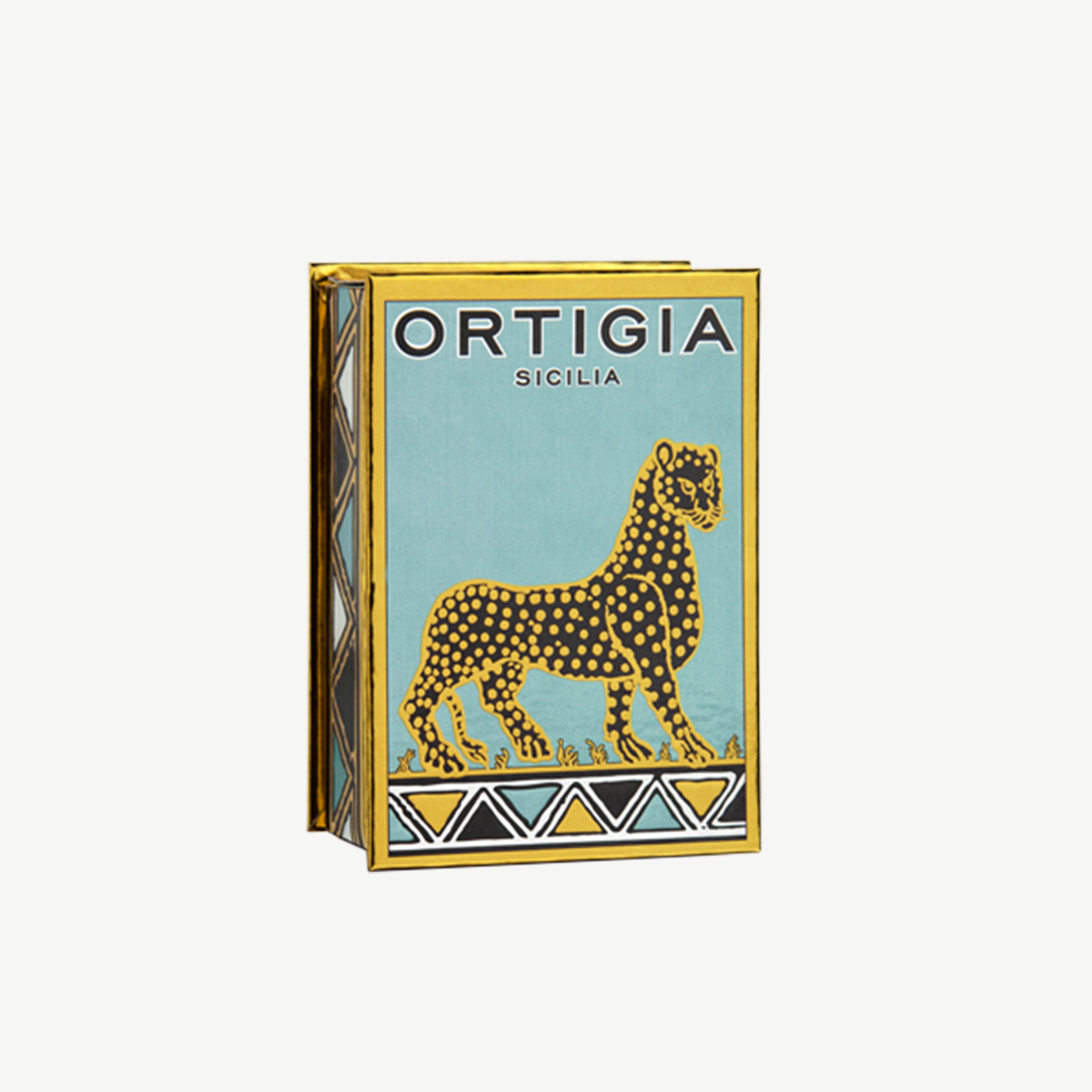 Ortigia Florio Eau De Parfum housed in leopard engraved brand glass bottle