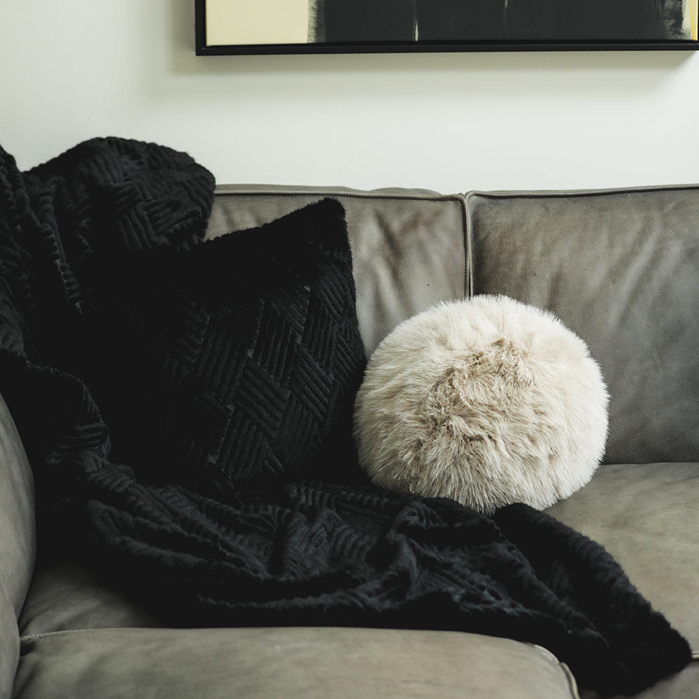 Fluffy Mink Cushion Ball