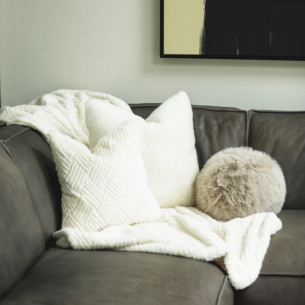 Fluffy Mink Cushion Ball