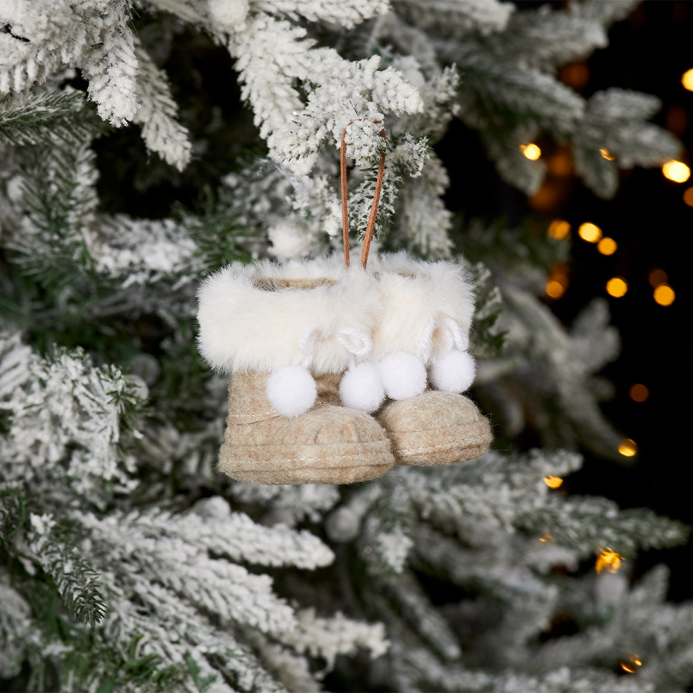 Latte Fluffy Booties