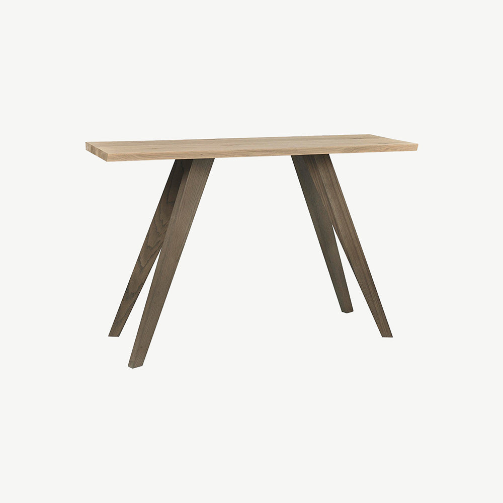 Flux Aged Oak Console Table
