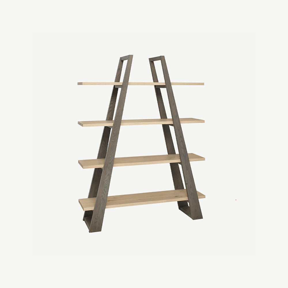 Flux Aged Oak Open Display Unit