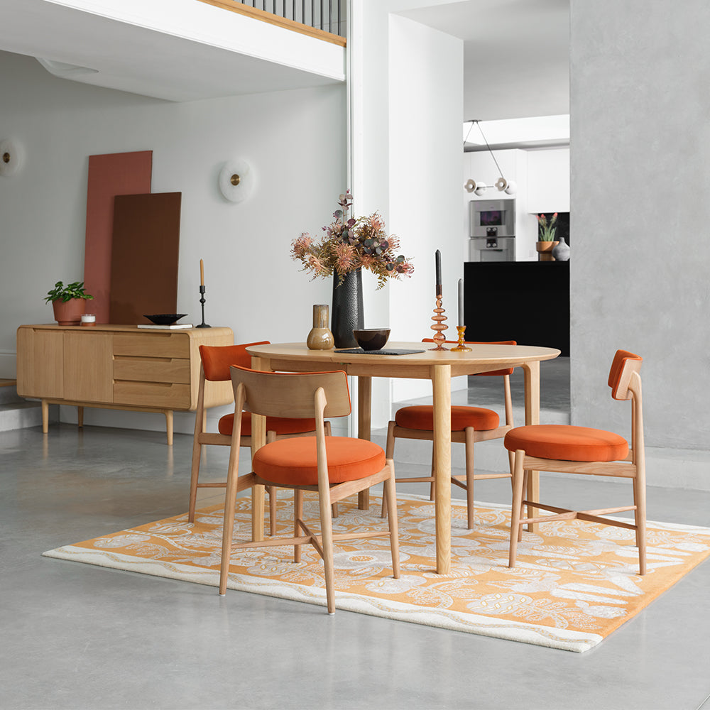 G Plan Winchester D-end Extending Dining Table