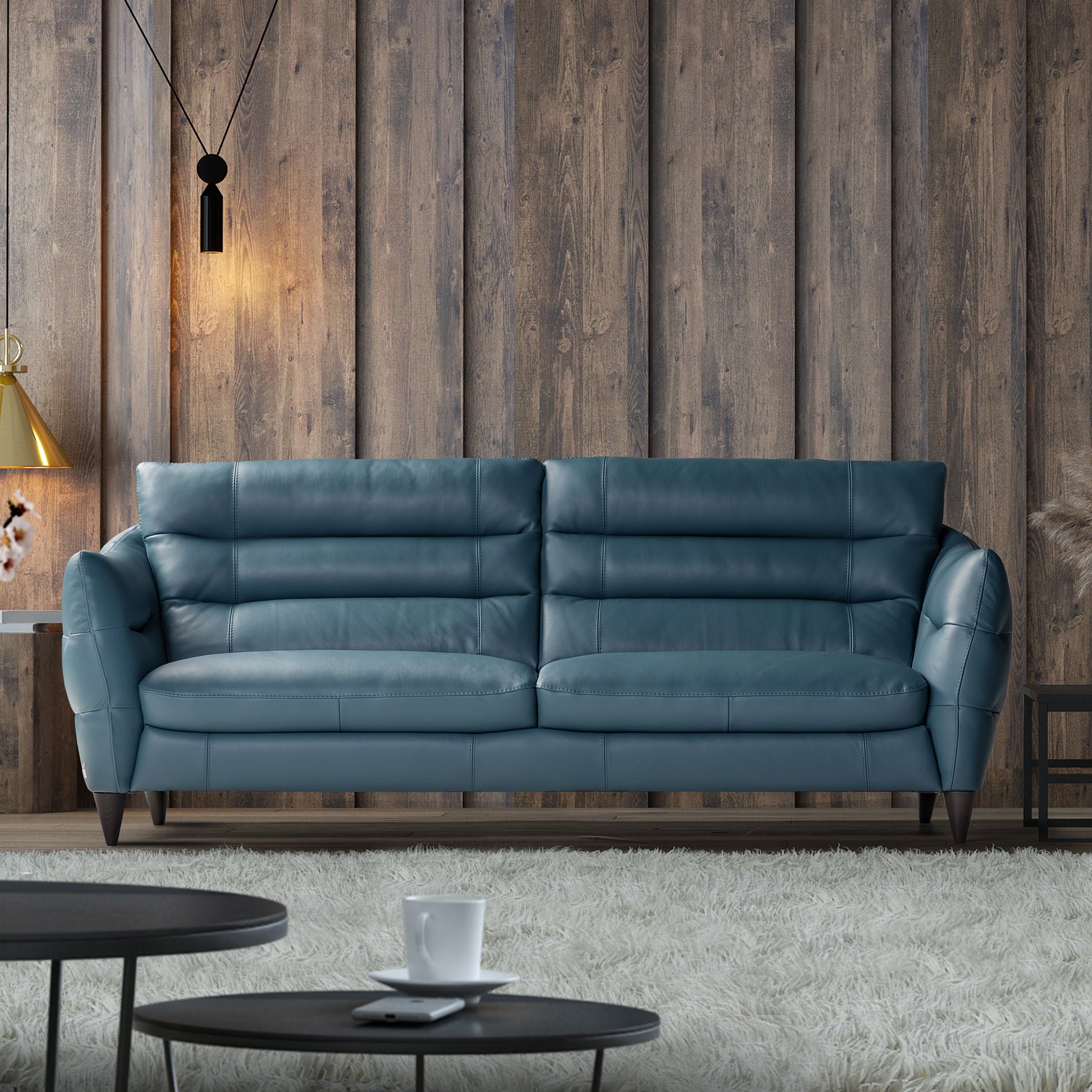 Galano 3 Seater Leather Sofa