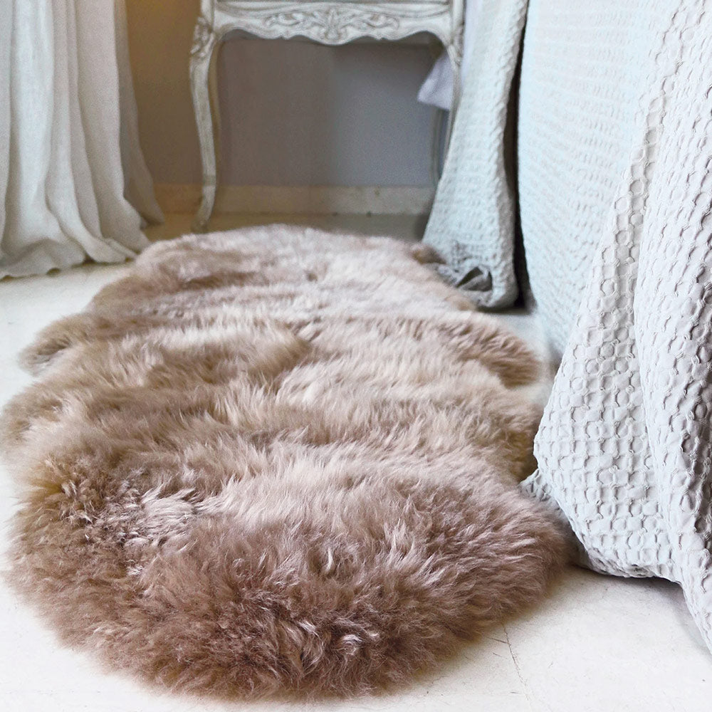 Australian Genuine Sheepskin Rug in Mink