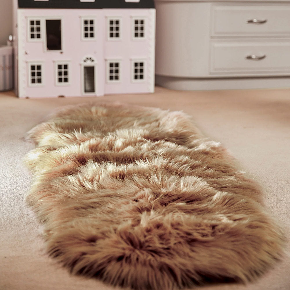 Australian Genuine Sheepskin Rug in Mink