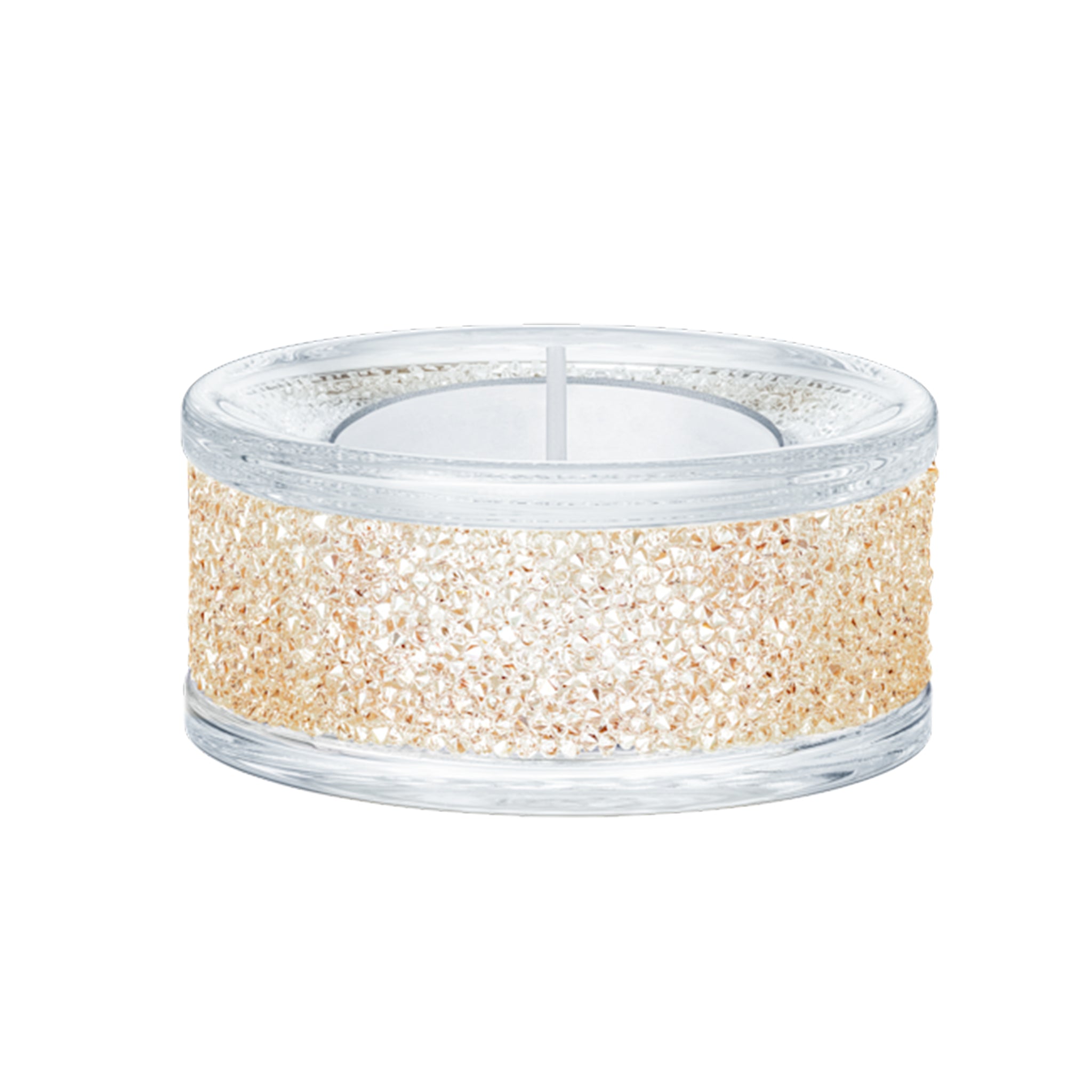 Swarovski Shimmer Tea Light Holder in Gold