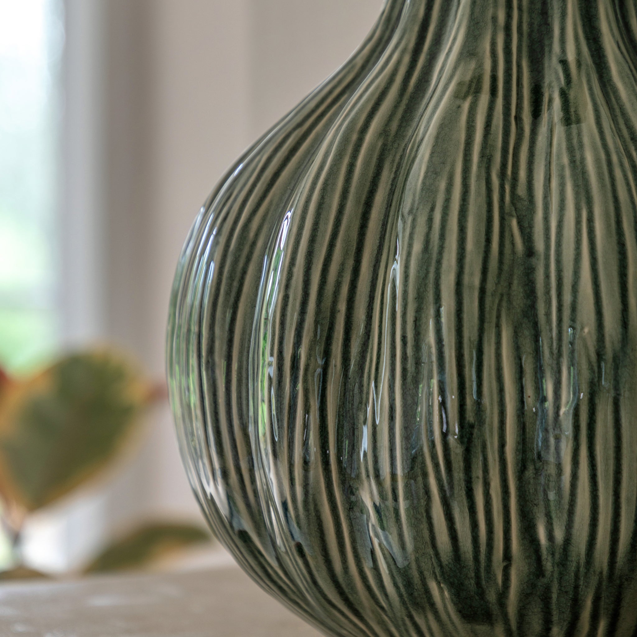 Green Glazed Vase