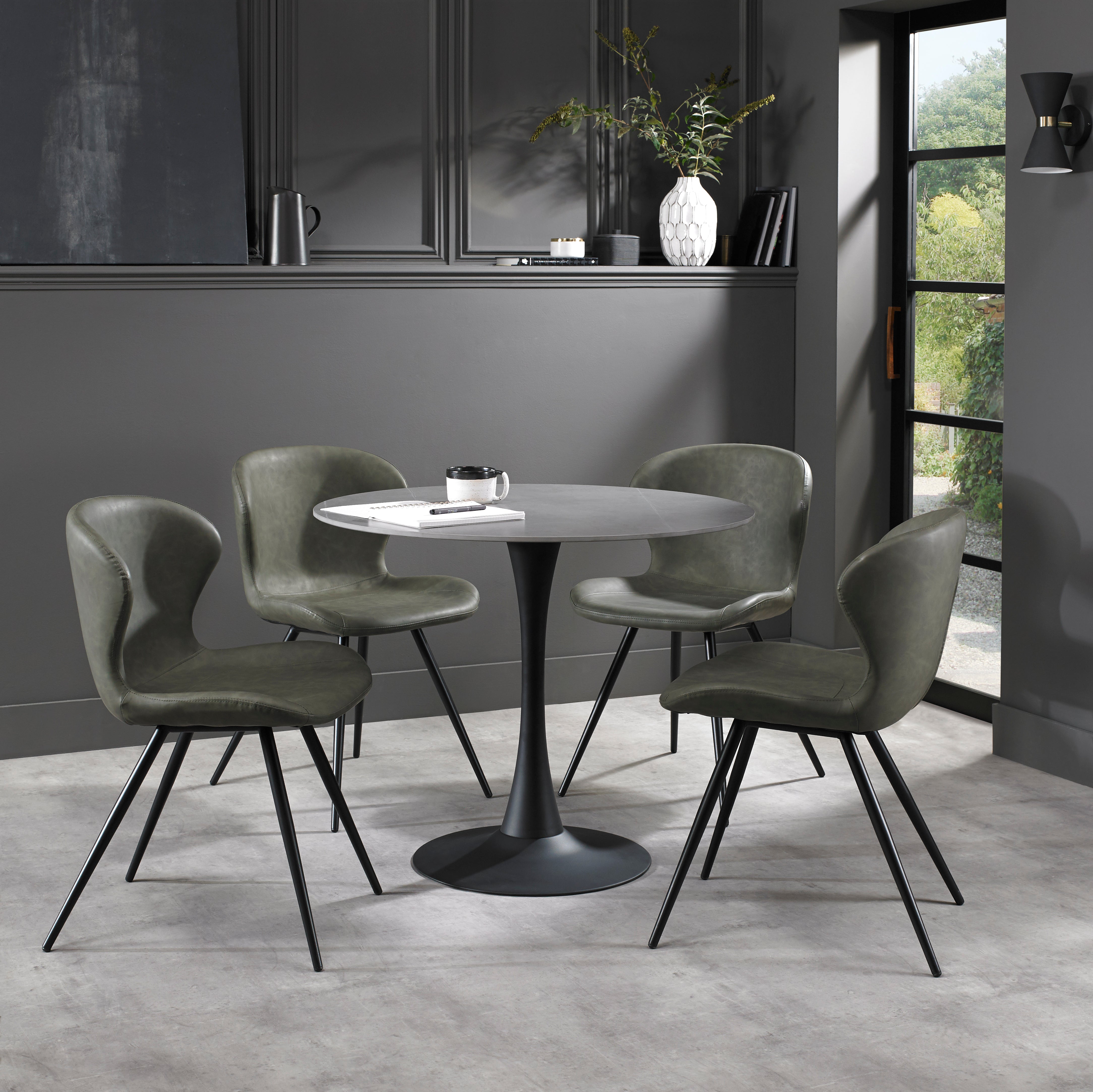 Hector Chair in Olive