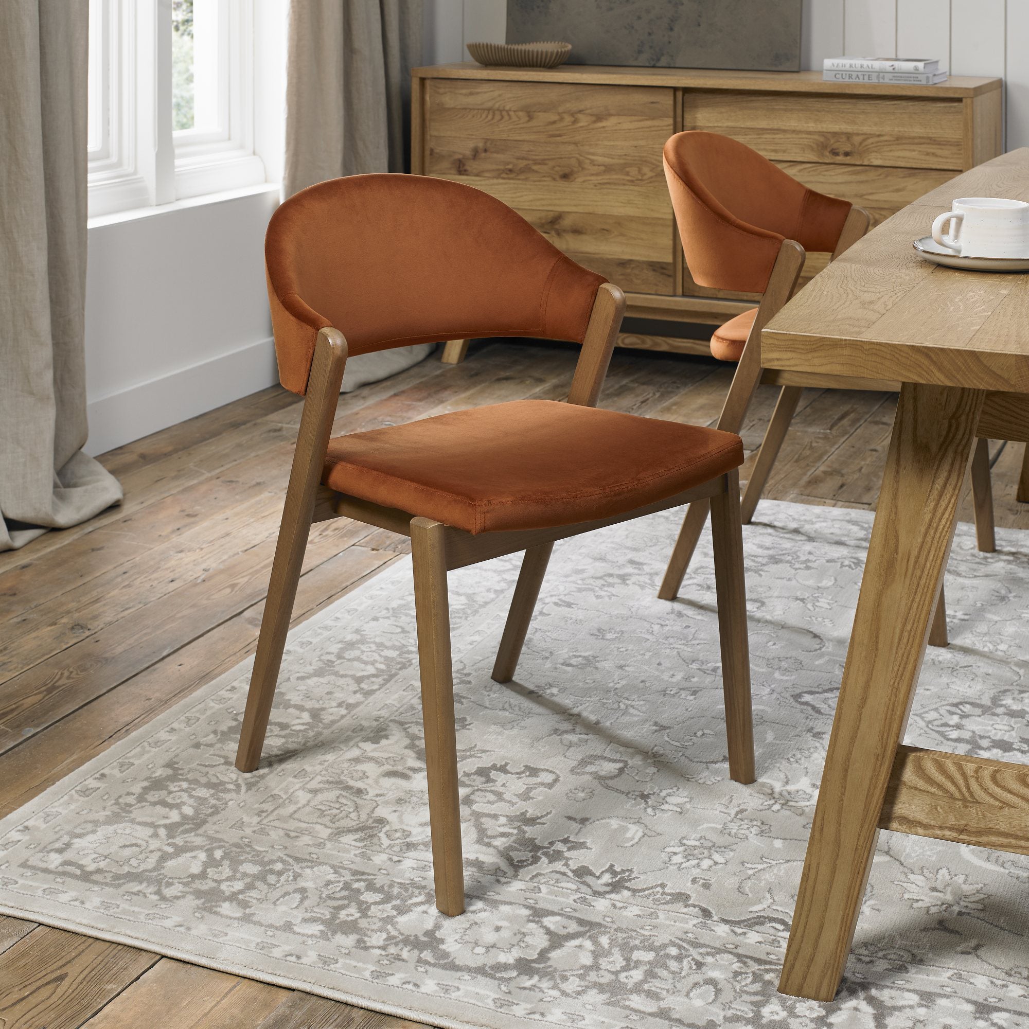 Highgate Rustic Oak Dining Chair