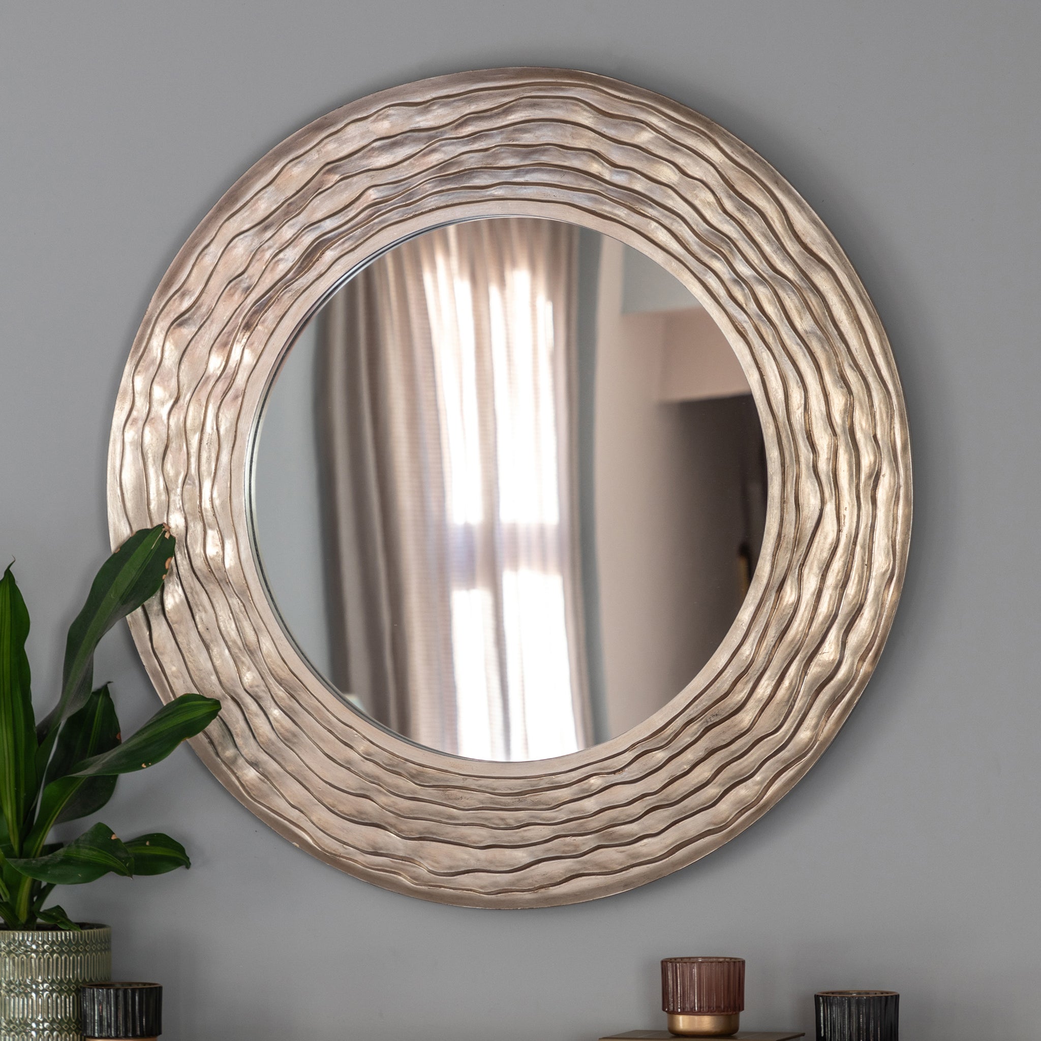 Hanoi Champagne Wall Mirror