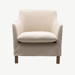 Elsey Chair in Mixt-Linen-Natural