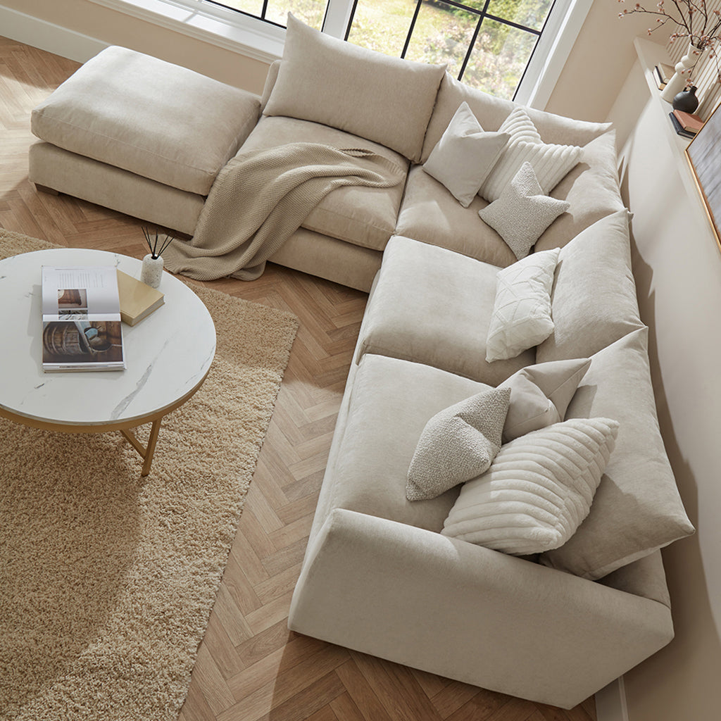 Hatton Combi Unit Sofa with Footstool
