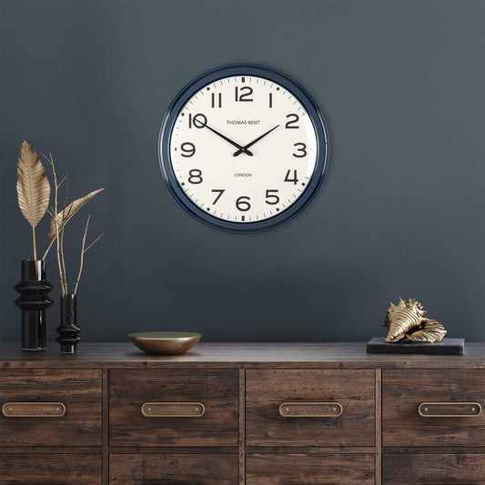Haymarket wall clock in denim