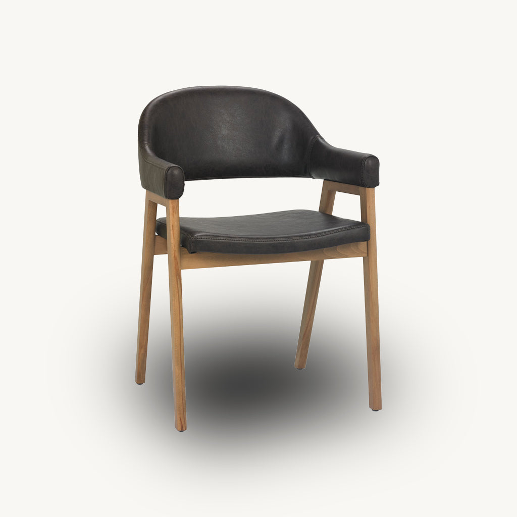 Highgate Rustic Oak Armchair