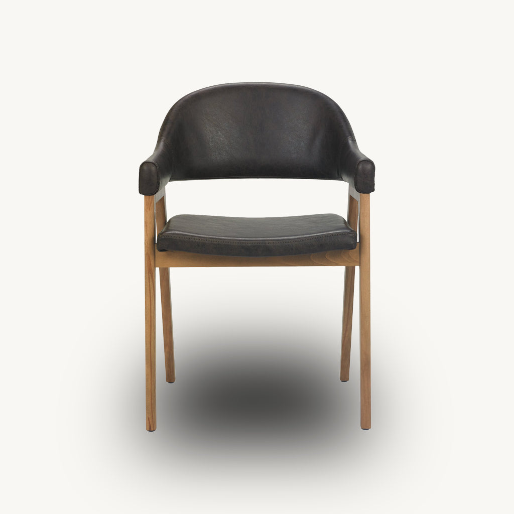 Highgate Rustic Oak Armchair