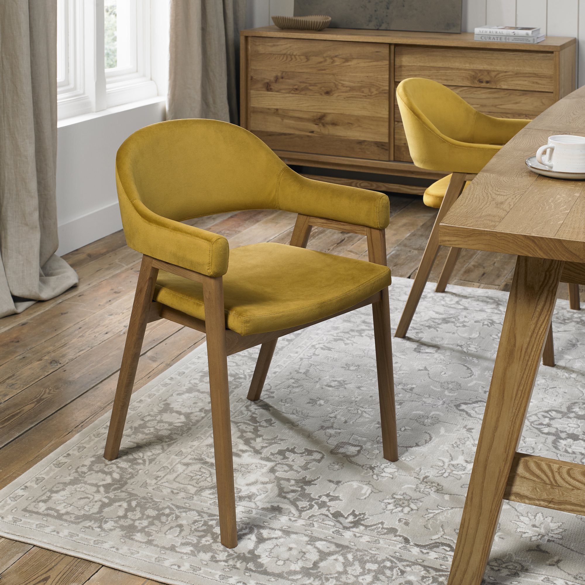 Highgate Rustic Oak Armchair