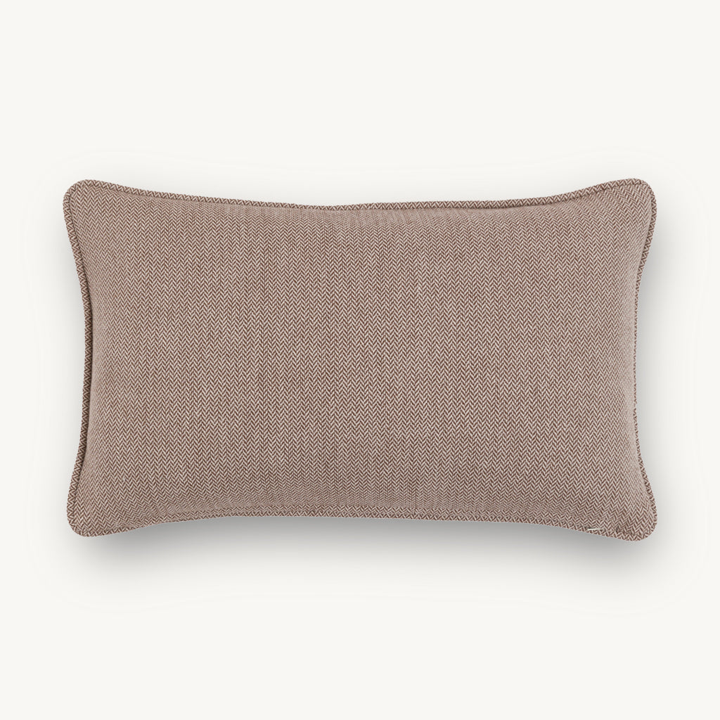 'Ho Ho Ho' Linen Embroidered Cushion