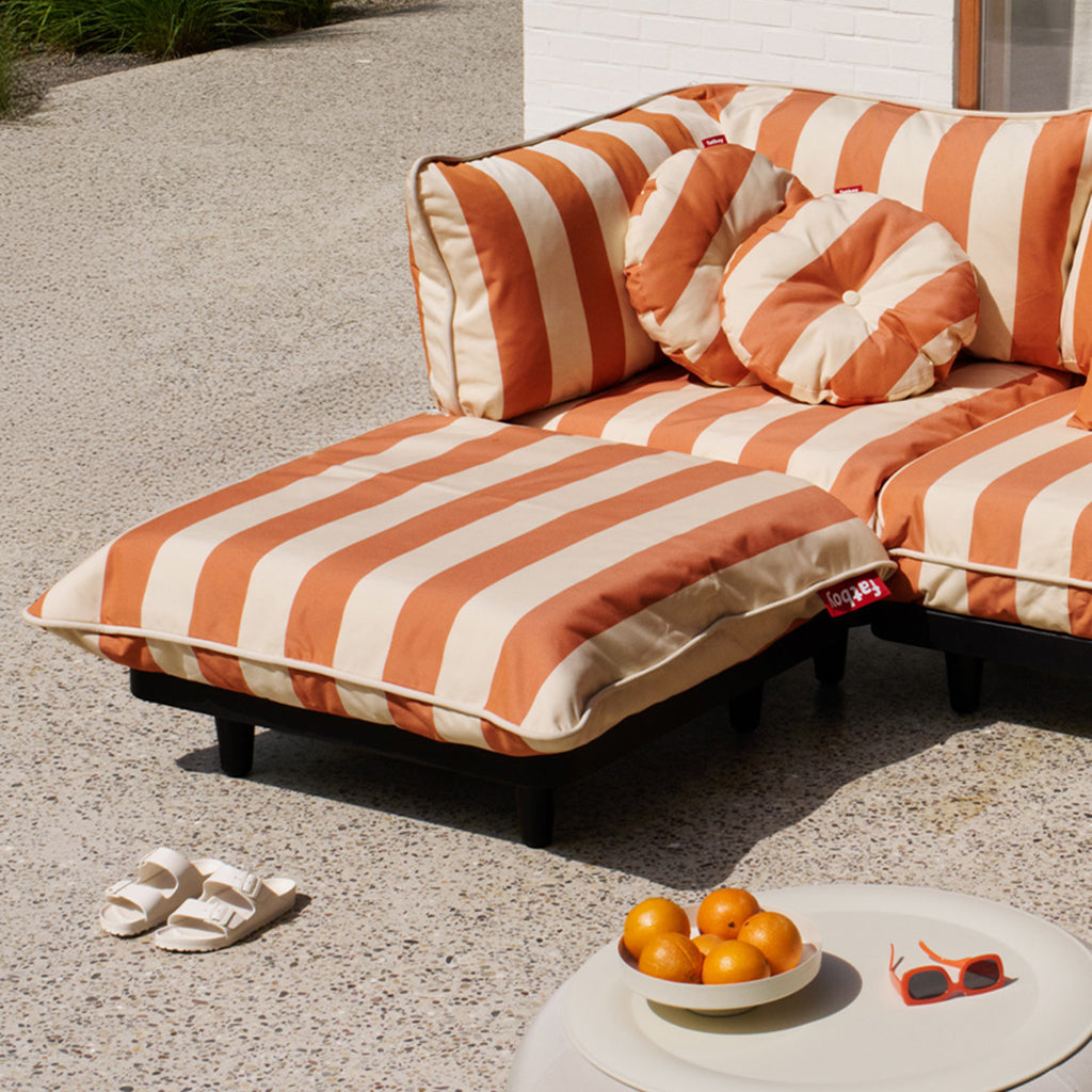 Paletti Hocker Stool in Orange