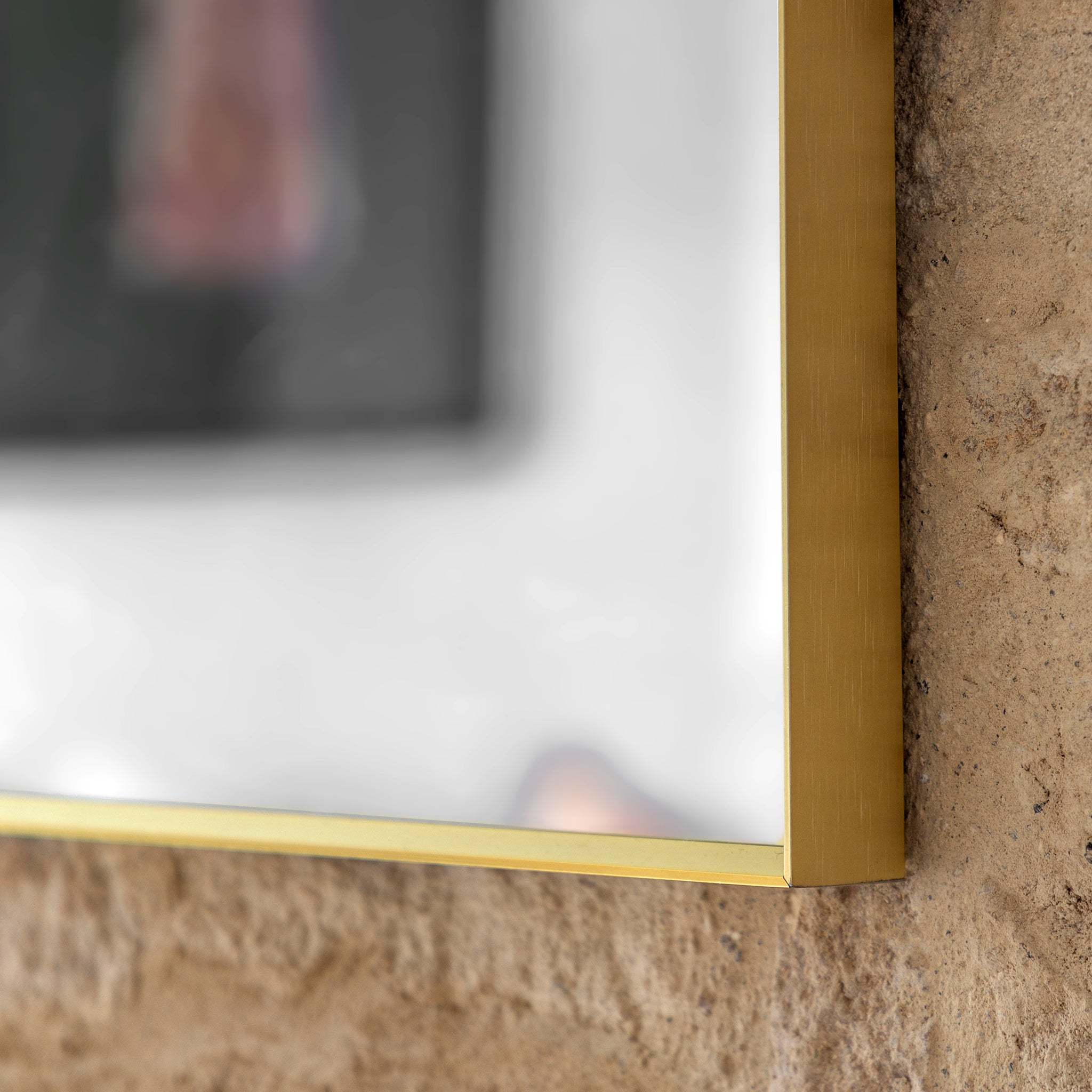 Bordeaux Over Mantle Mirror