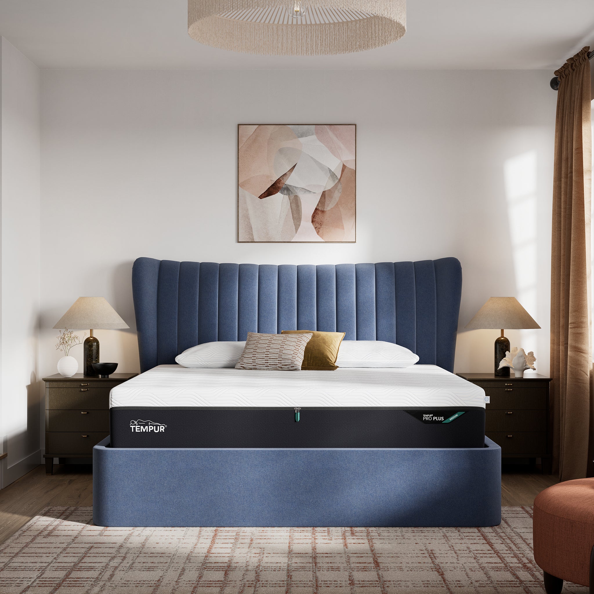 TEMPUR® Horton Ottoman Bed in Blue