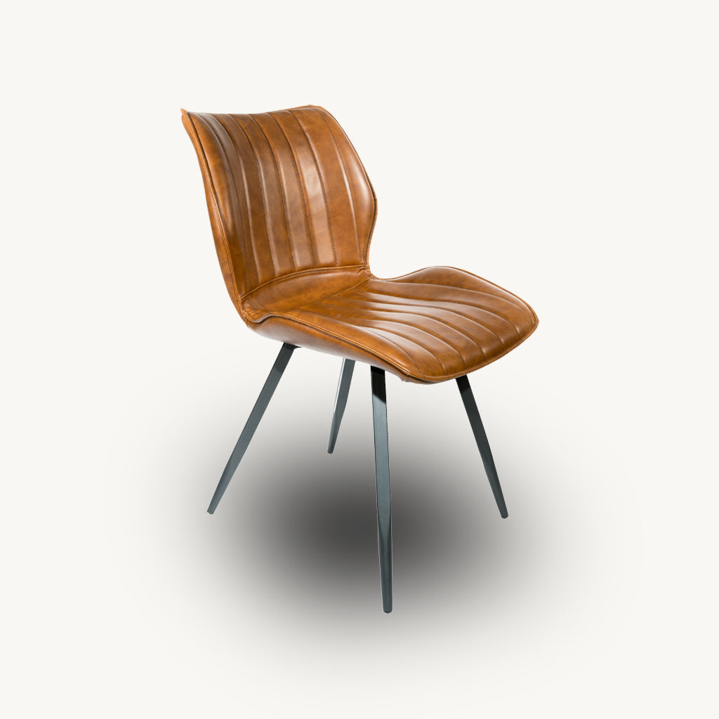 Hudson Vegan Leather Dining Chair