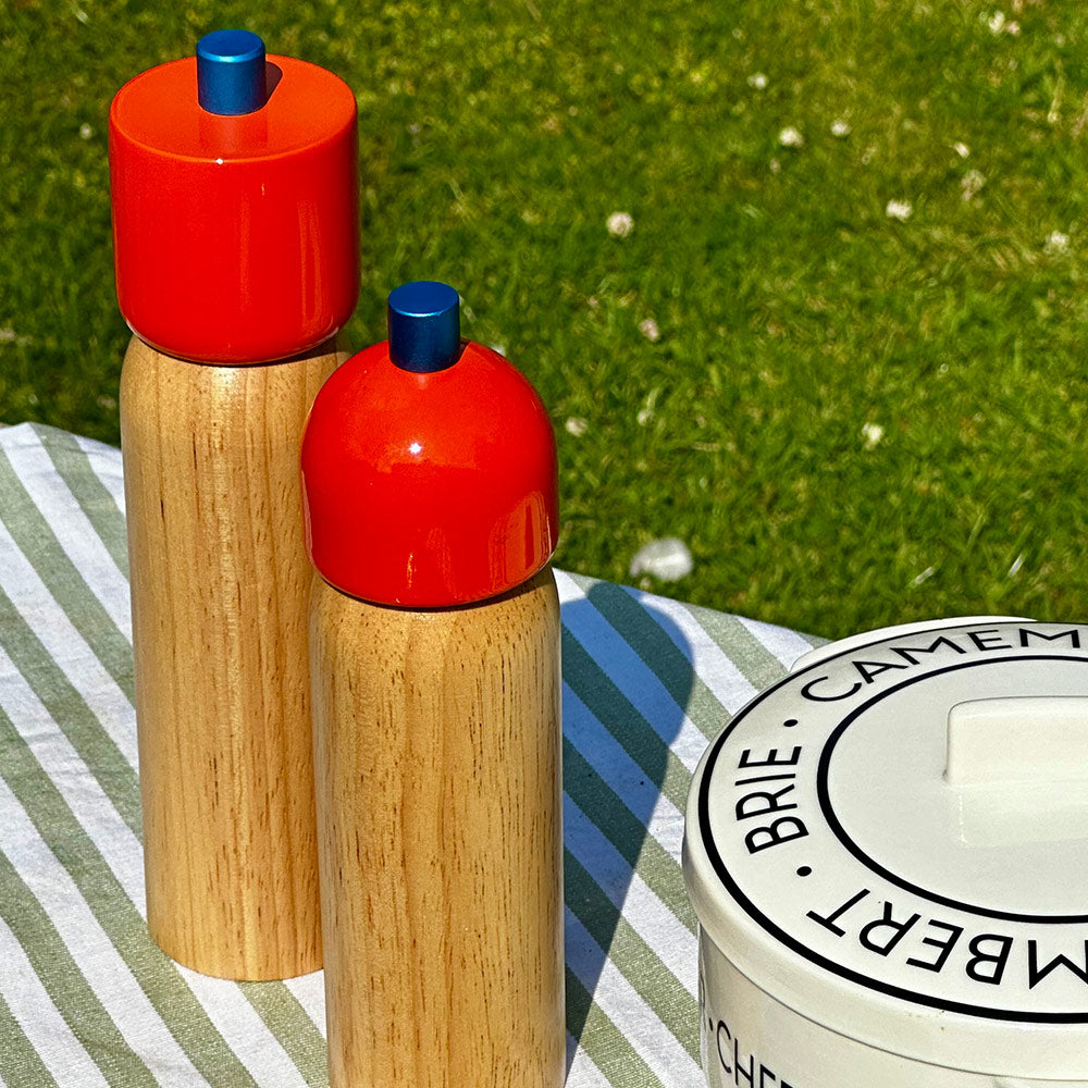 Salt & Pepper Grinder Orange & Blue
