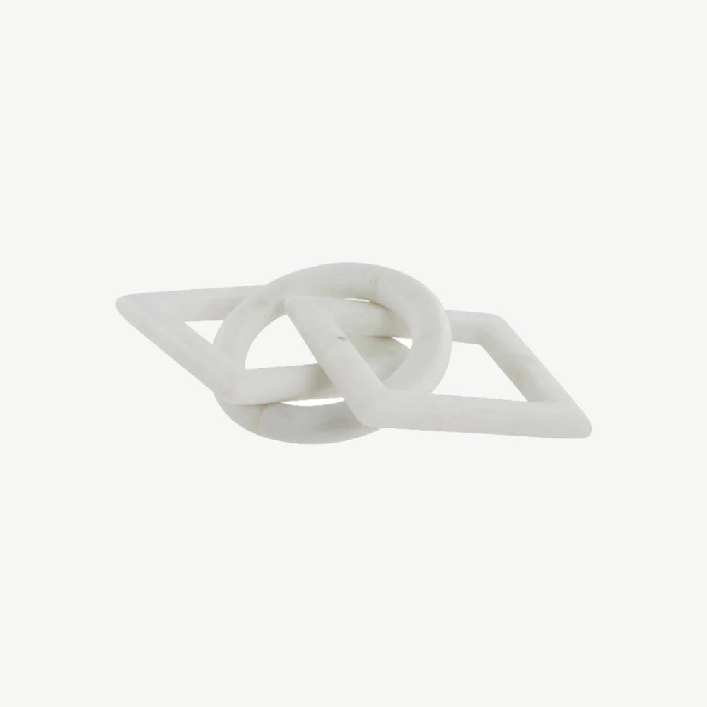 Ellia marble decoration in White