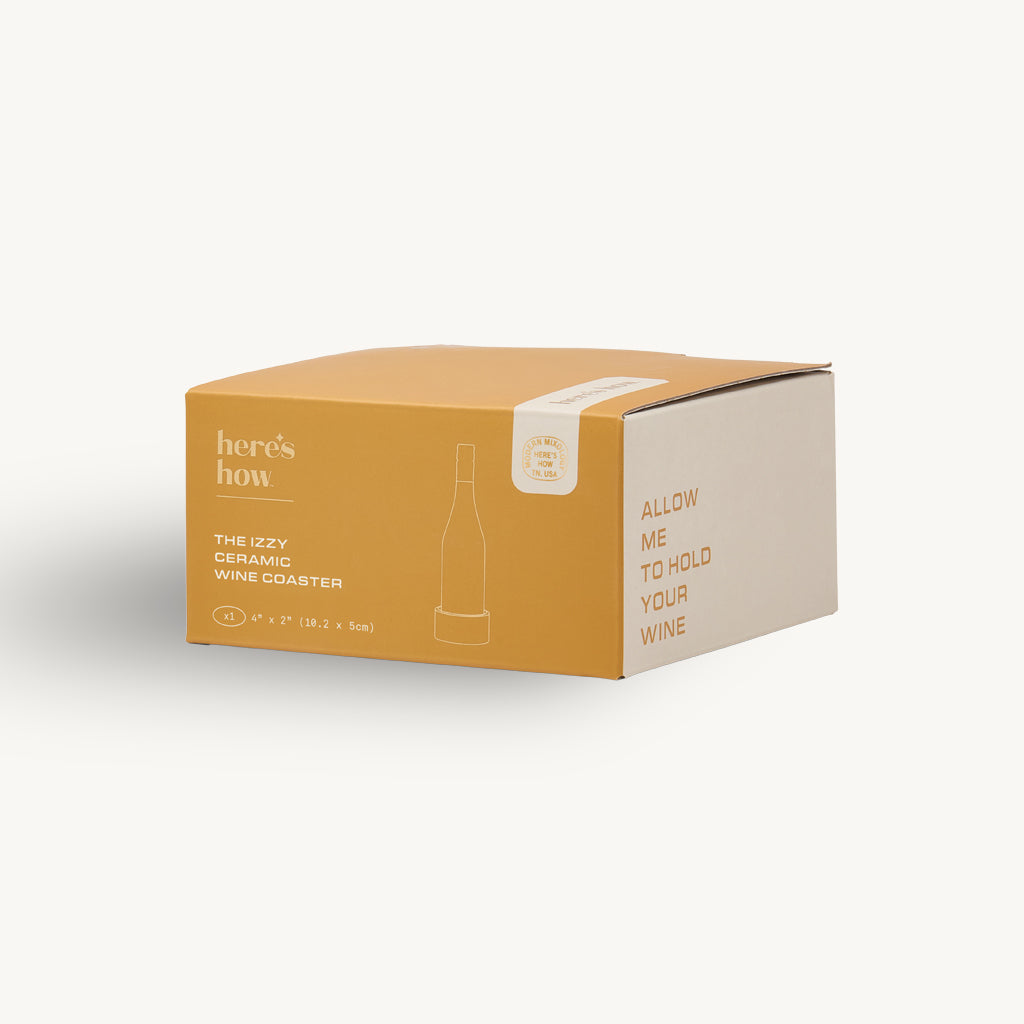 The Izzy Wine Coaster in Yellow