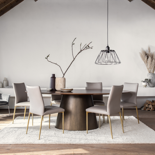Carrera Oval Dining Table