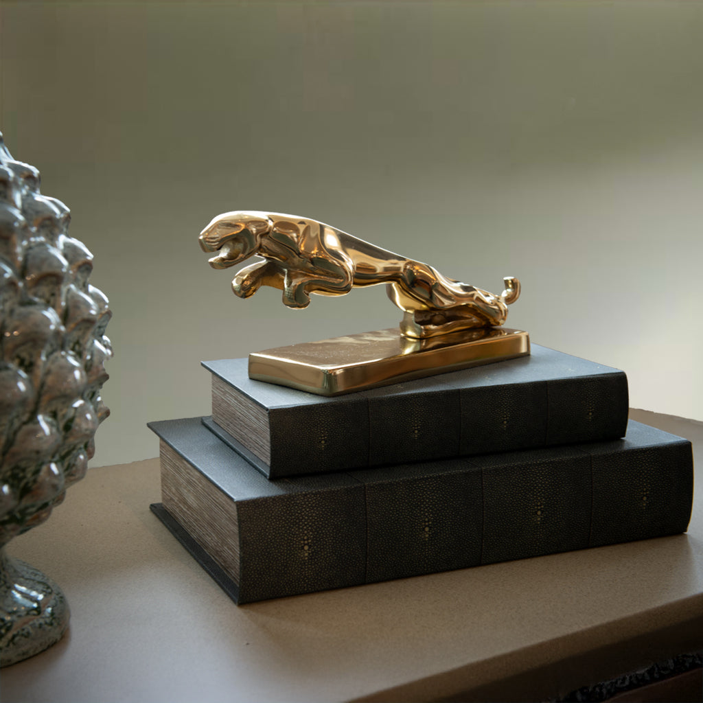 Gold Jaguar Mascot