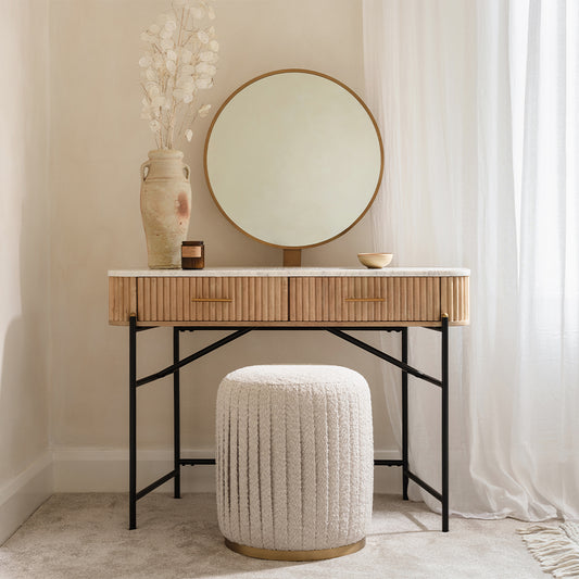 Java Pleated Stool
