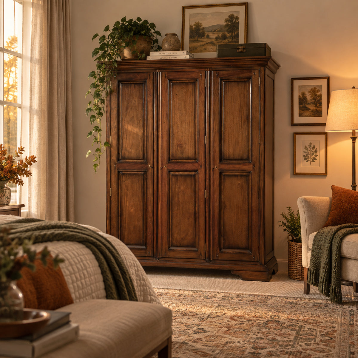 Kingston Triple Wardrobe
