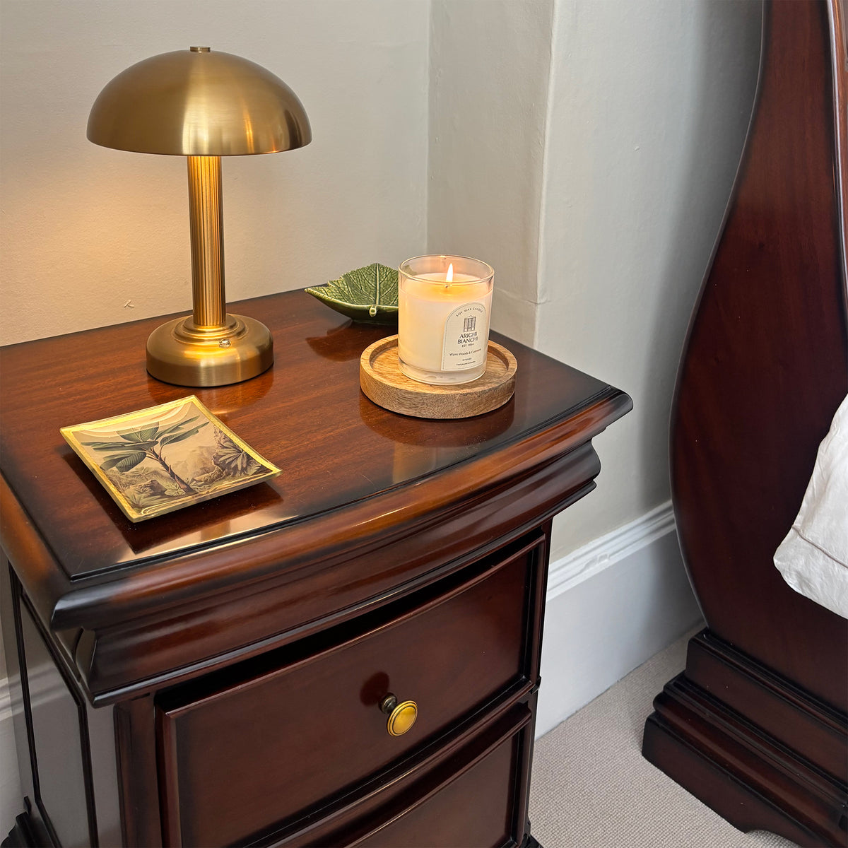 Kingston 3 Drawer Bedside