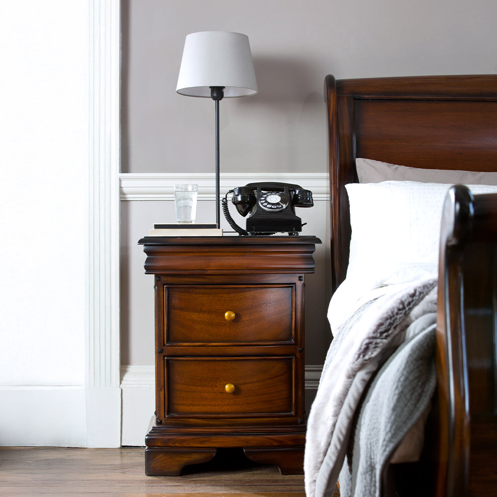 Kingston 3 Drawer Bedside