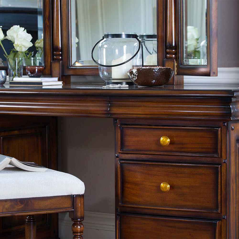 Kingston Dressing Table with Mirror
