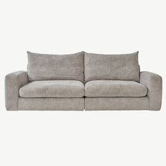 Knightsbridge Large Split Sofa in Platinum-Berber