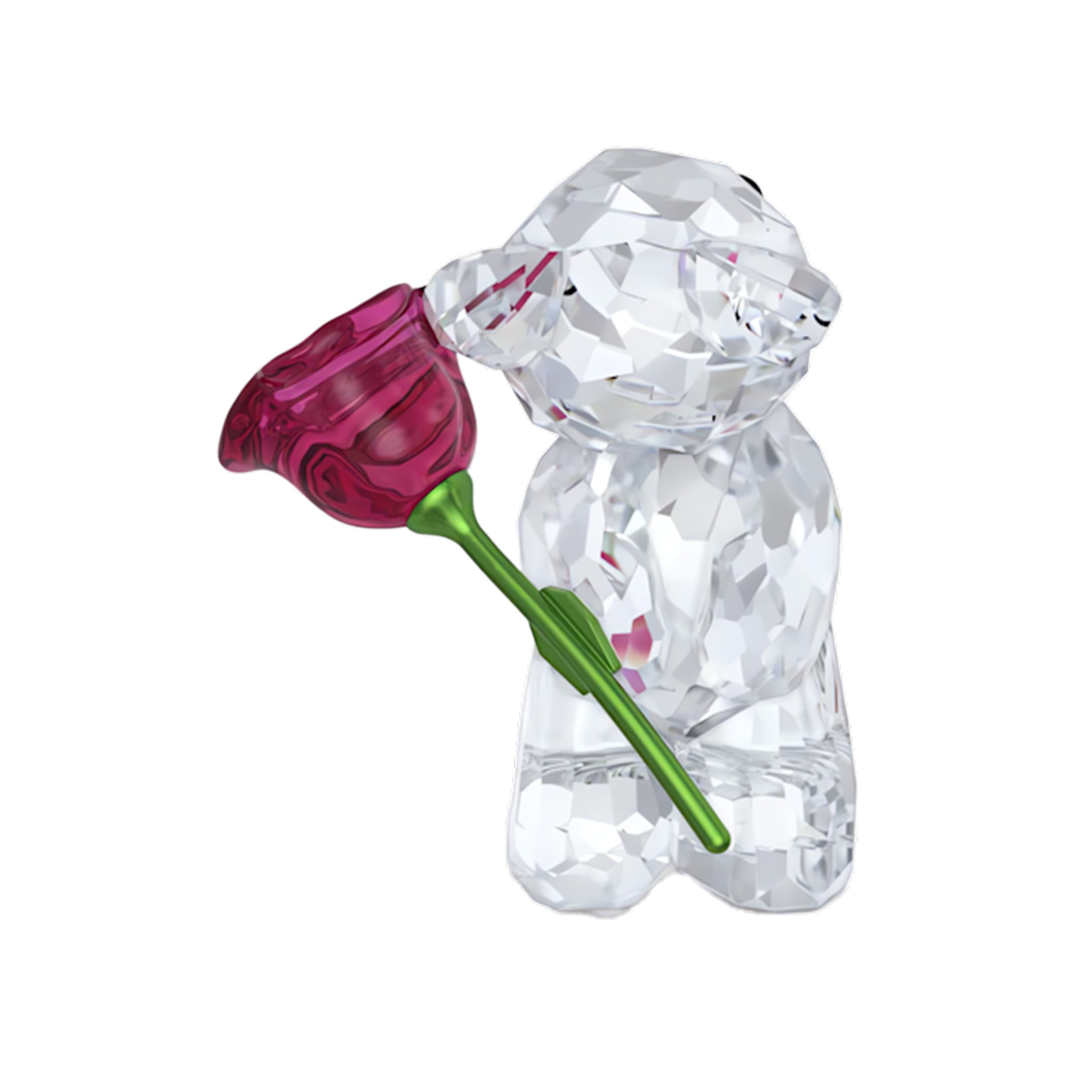 Swarovski Kris Bear A Rose With Love Ornament