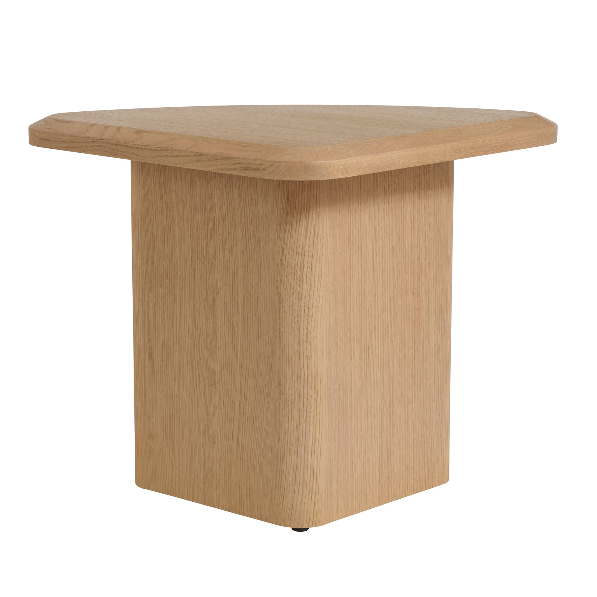 Hindon Rustic Oak Lamp Table