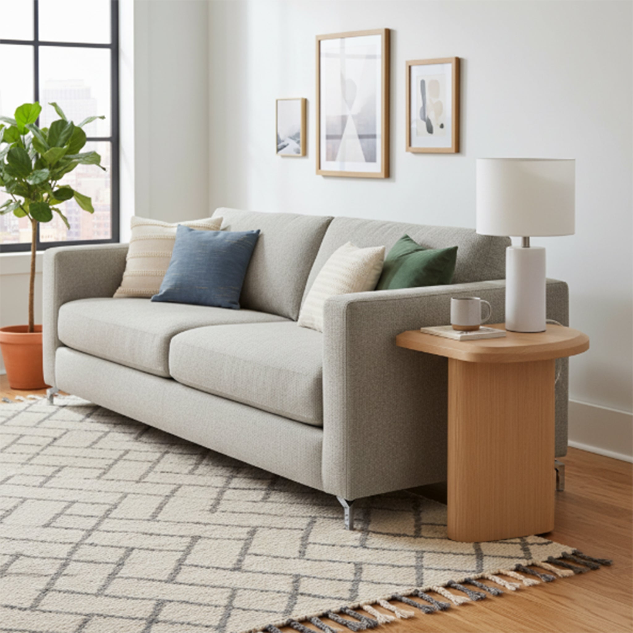 Elsinora Corner Lamp Table