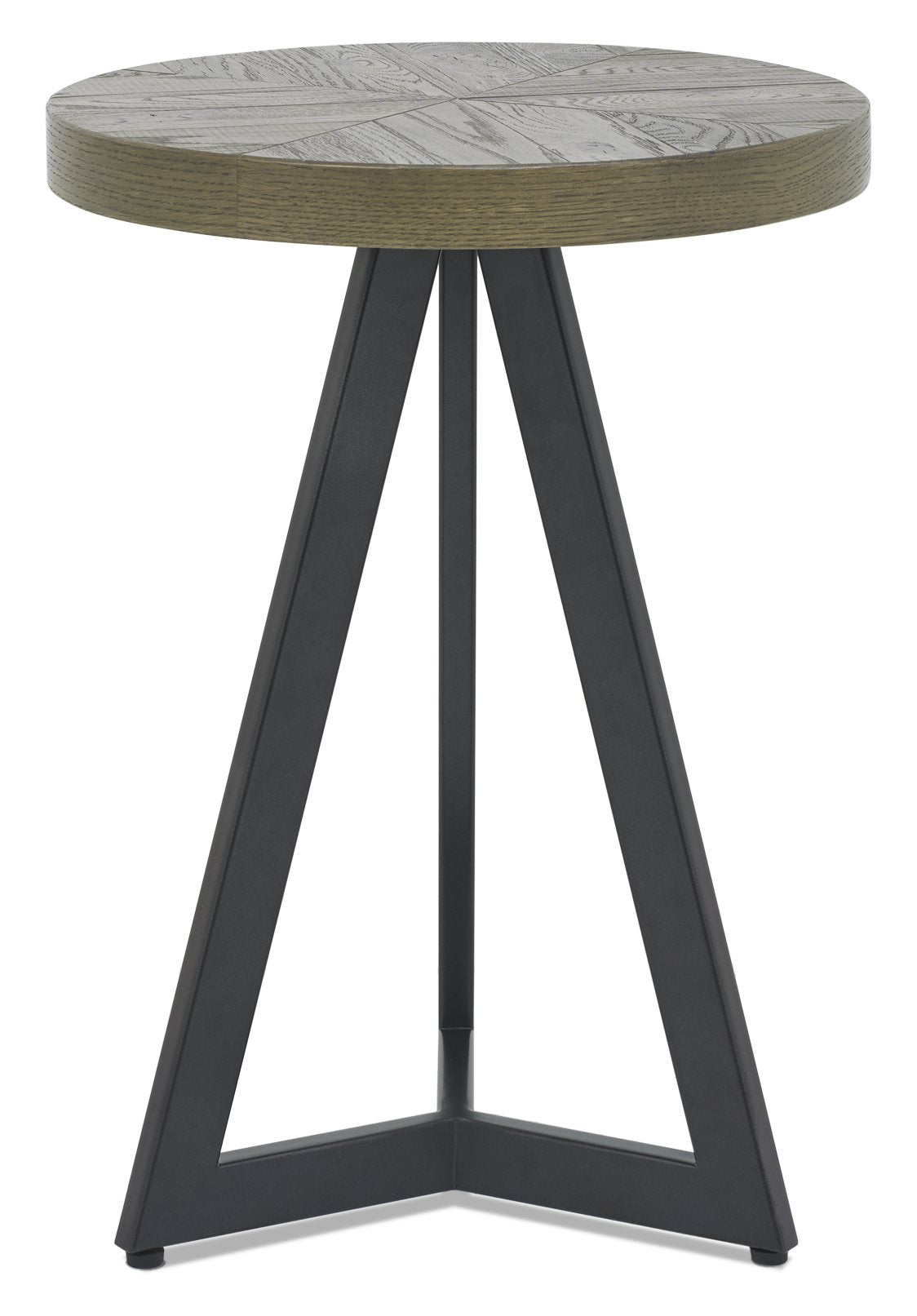Hindon Rustic Oak Lamp Table