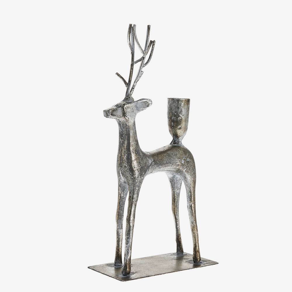 Large Deer Candlestick