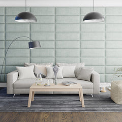 EasyMount Upholstered Wall Panels Pack of 2 in Eau-De-Nil