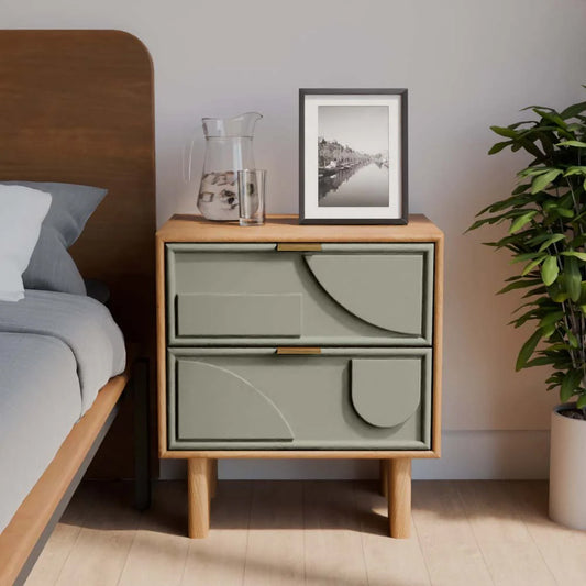 Padra 2 Drawer Side Table