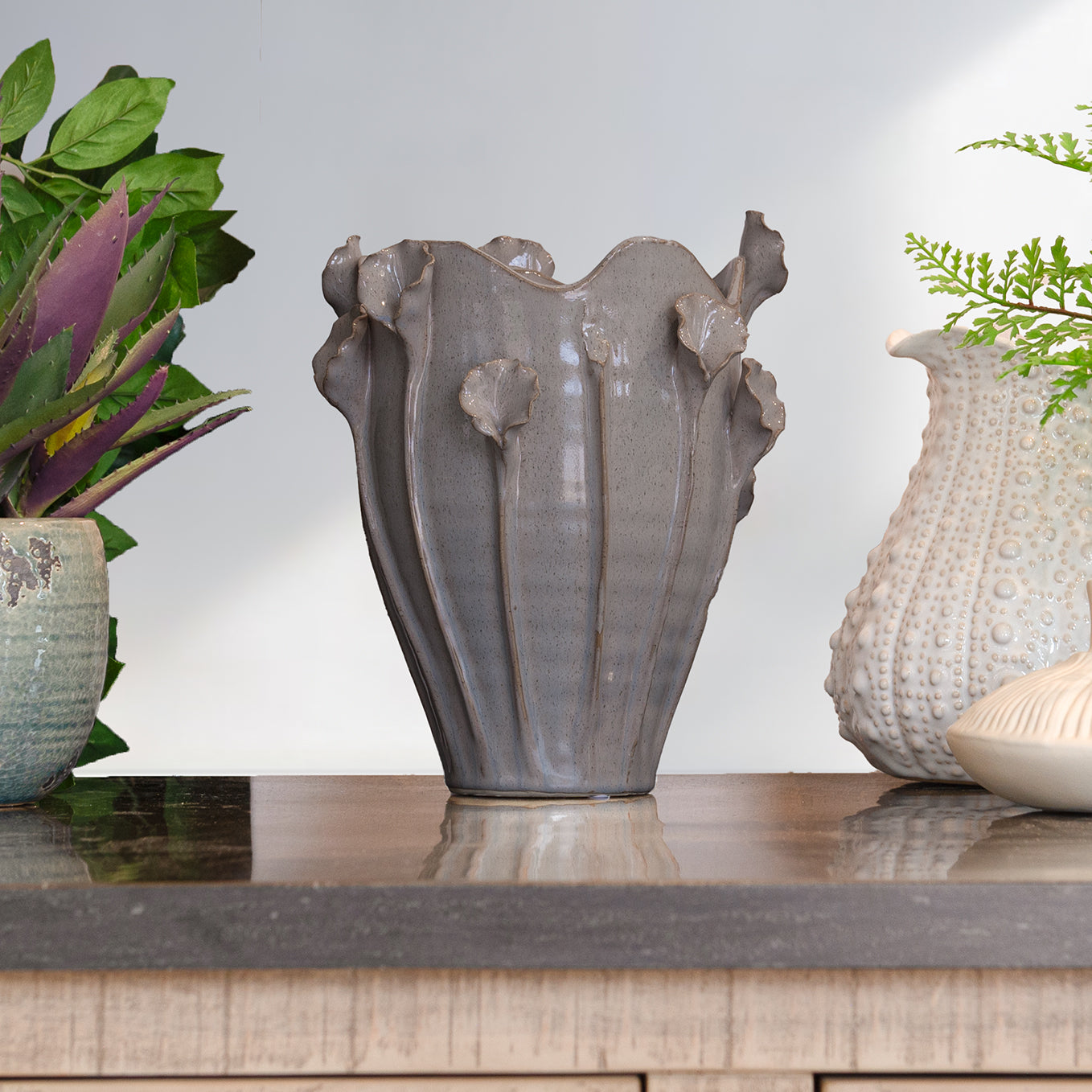 Lilac Lily Vase