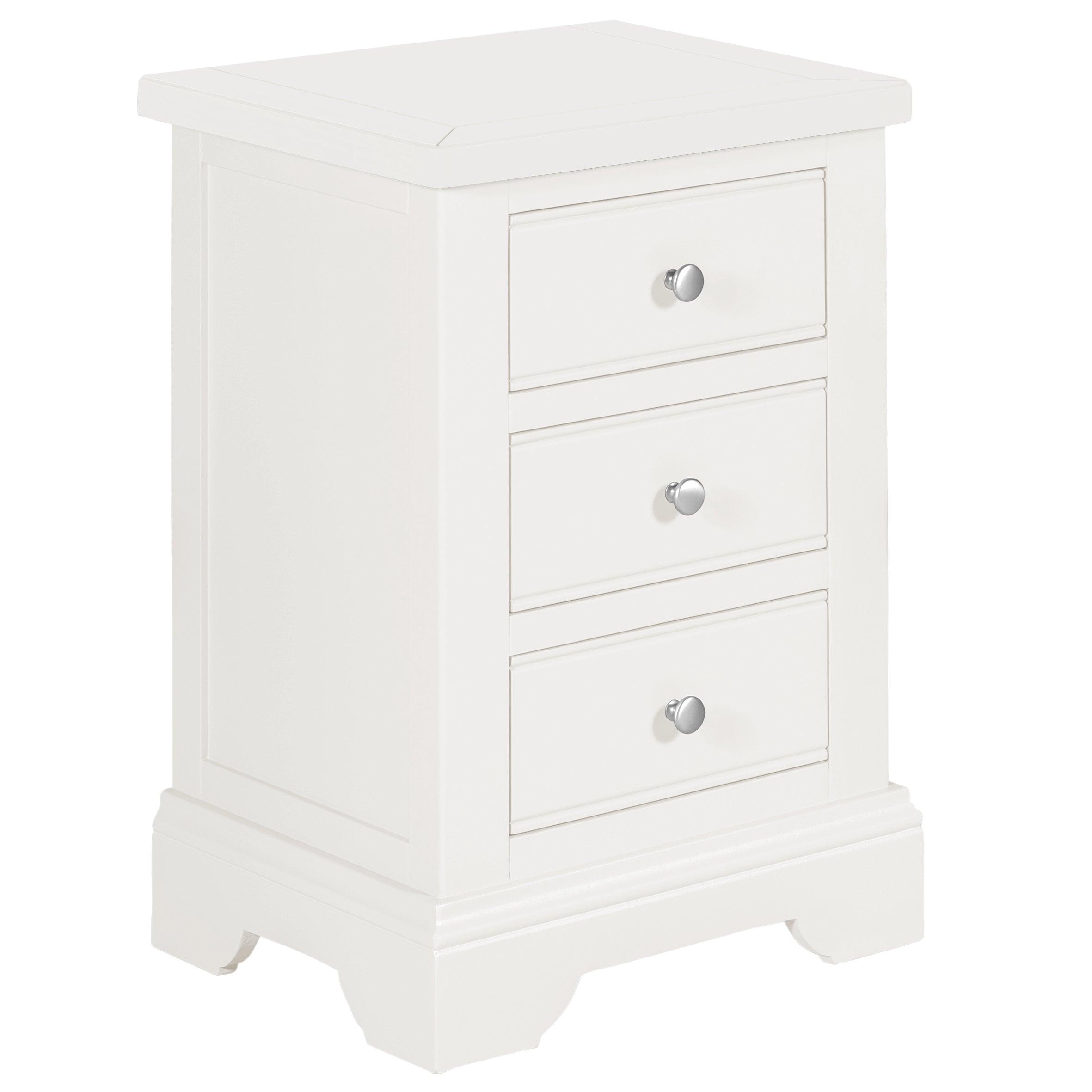 Iris 3 Drawer Bedside Table