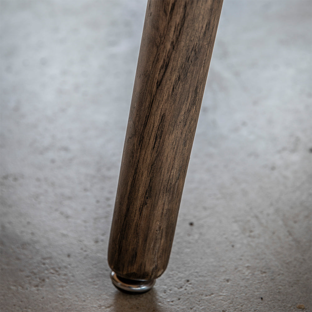 Linton Oval Dining Table in Smoked Oak